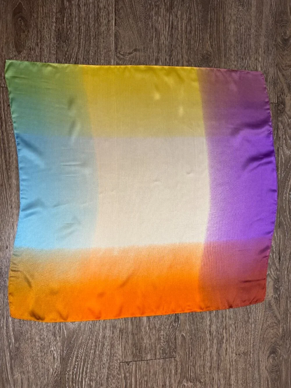 Scarf Colorful Rainbow Square 27